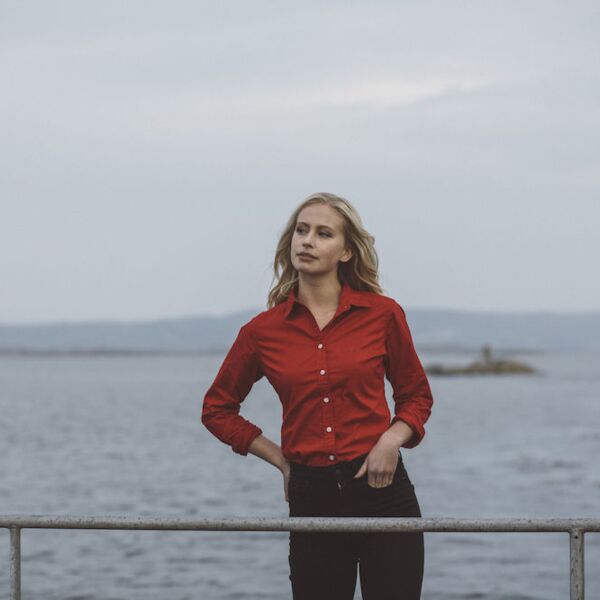 Twill Luomu kauluspaita lady Thumbnail