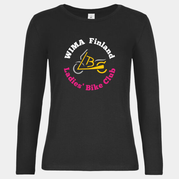 Ladyfit pitkähihainen paita etupainatuksella Thumbnail